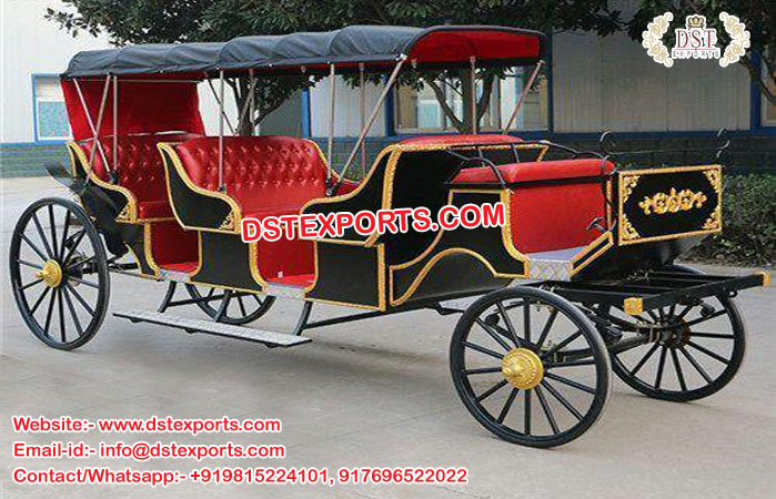 Horse Drawn Carriages For Hotel Touring Joy Rides