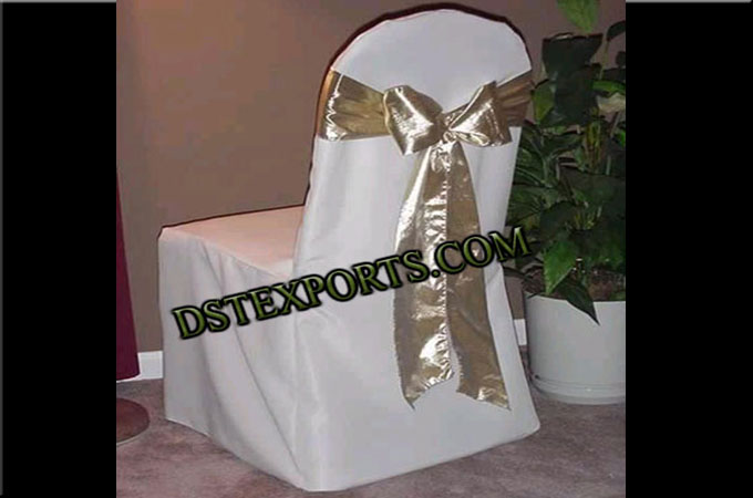 Wedding  hall Chair Cover With Silver Sasha