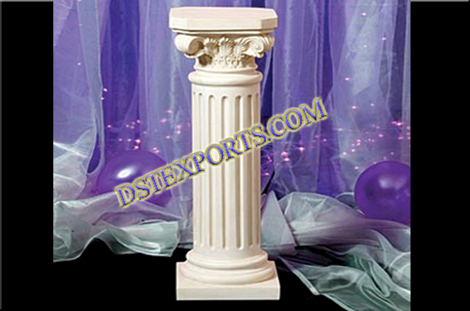 Wedding  Small White Roman Pillar
