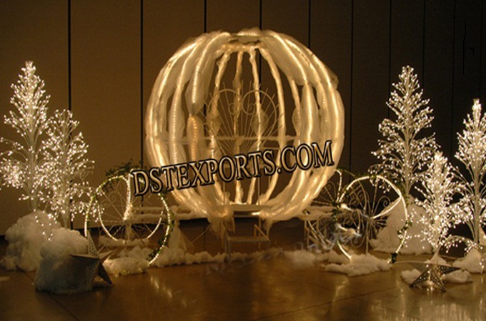 Fully Lighted beautiful Cinderella Carriage