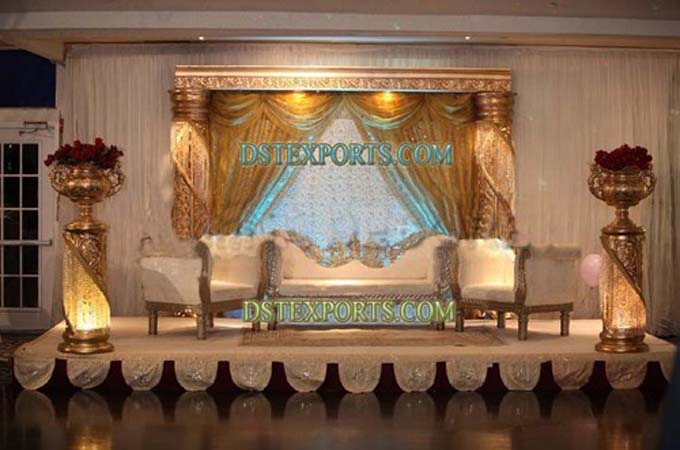 New Arabian Wedding Stage Set