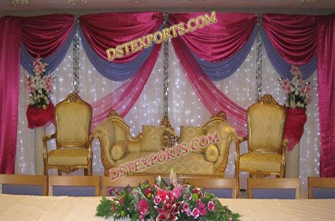 Elegent Nigerion Wedding Stage Decorations