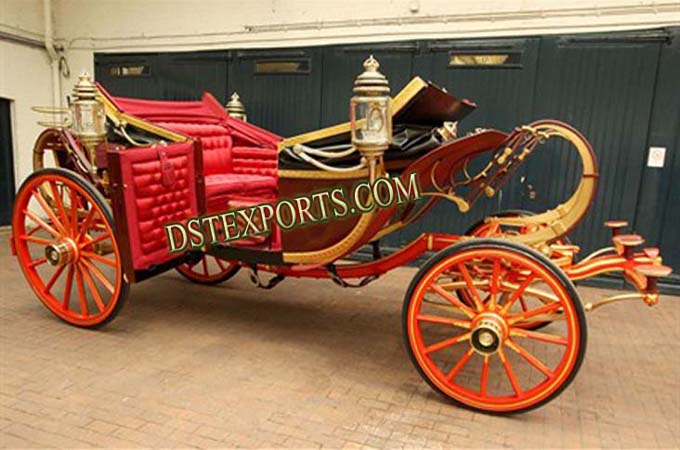 Stylish Royal Wedding Horse Drawn Carriage