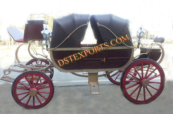 Wedding Royal Black Horse Carriage