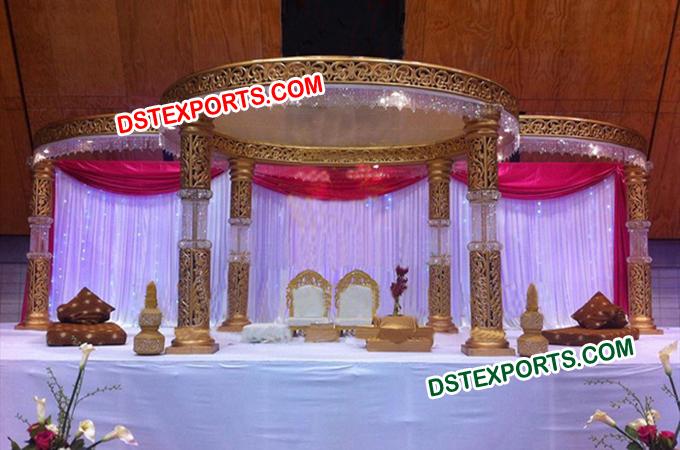 Bollywood Wedding Crystal Mandap Set