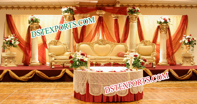 Asian Wedding Elegant Stage Furniture