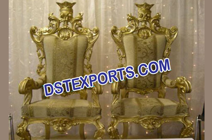 Latest Asian Wedding King Chairs Set