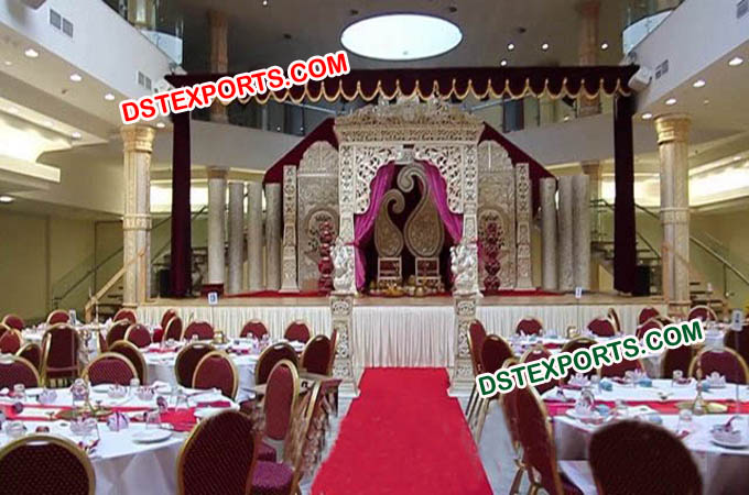 Asian Wedding Modern Stage Set
