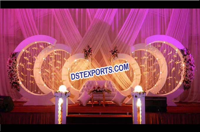 Exclusive Wedding Stage Backdrop Decoration