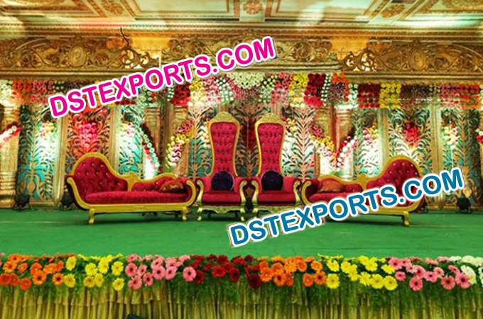 Royal Indian Wedding Stage Furniture