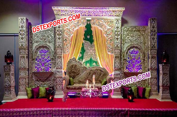 Indian Filmy Style Wedding Stage Set