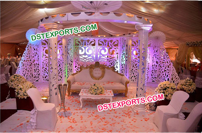 Nigerion Wedding Decorated Stage