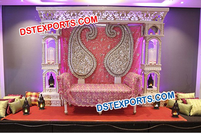 Stylish Bollywood Wedding Paisley Stage