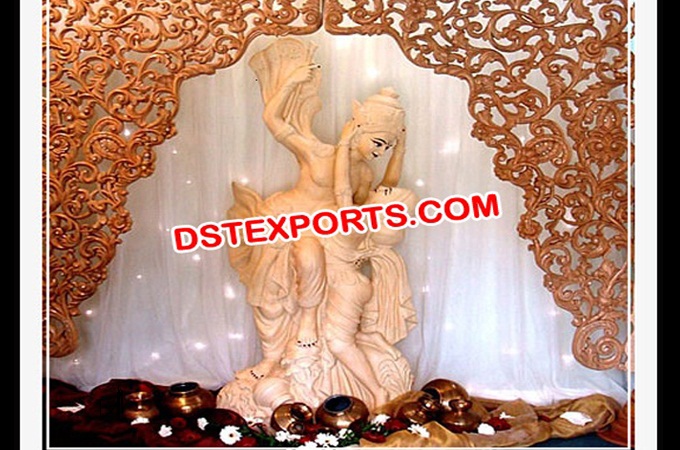 Indian Wedding Decor Radha Krishan Statue