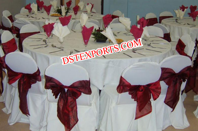 Wedding New Chair Cover With Sashas