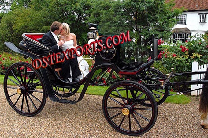 New Black Victoria Horse Carriages