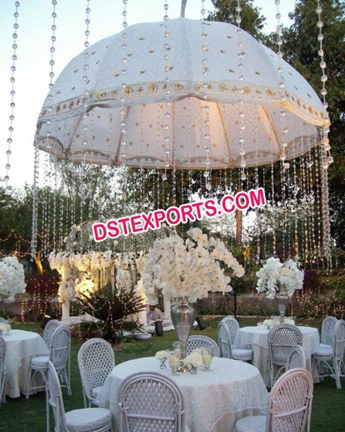 Indian Wedding Stage Embrodried mbrella/Wedding