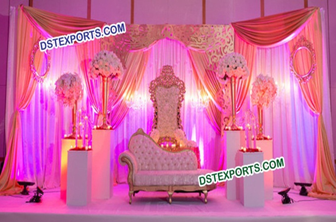 Asian wedding Elegance Stage Decorations
