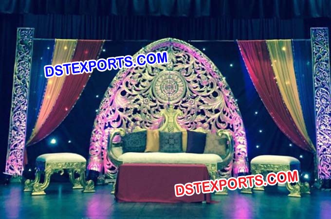 Royal Indian Wedding Stage Set