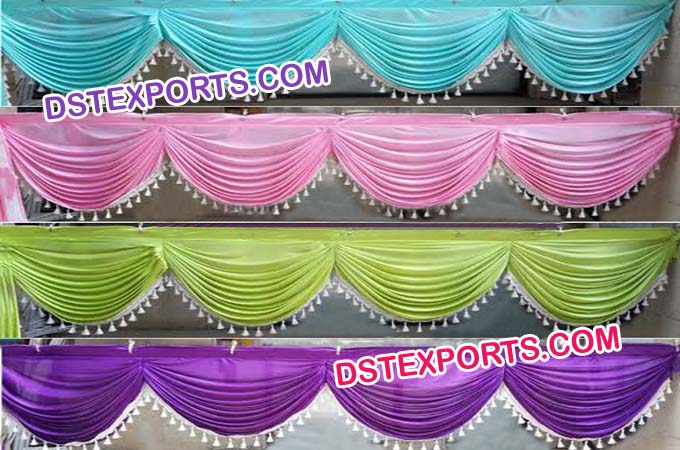 Colorful Design Wedding Backdrop Beautiful Swags