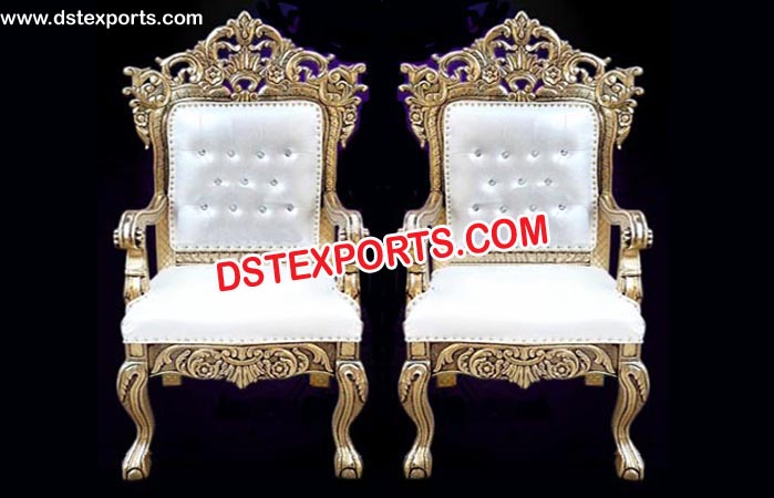 Classic Bride And Groom Royal wedding chair