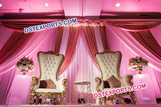 Wedding Bollywood Throne Chairs