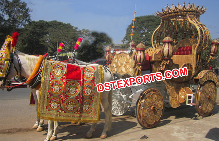 Indian Horse Buggy Carriage For Wedding