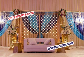 Candle Wall For Ceremony Backdrop