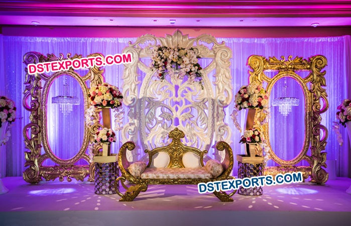 Maharaja Wedding Stylish Panels Stage