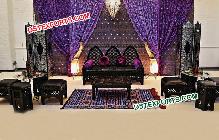 Beautiful Muslim Wedding Antique Furniture