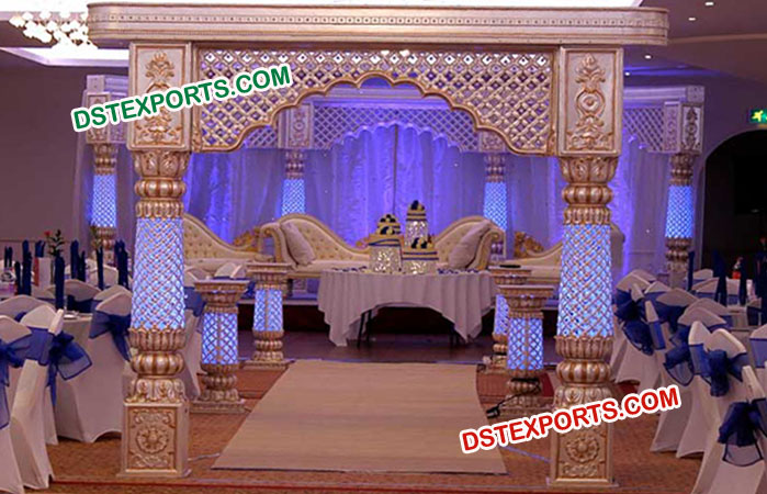 Royal indian wedding new stage decors