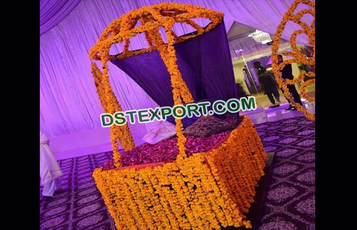 Decorated Carriage For Bridal Entry