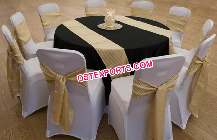 Simple reception round table cloth