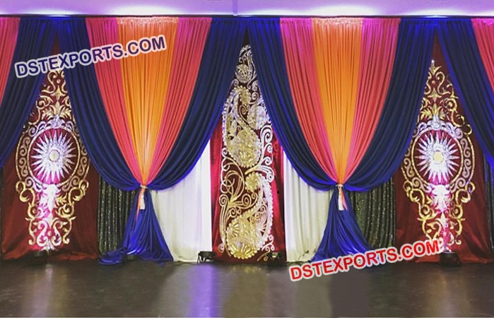 Sangeet and Mehandi Decoration Backdrop
