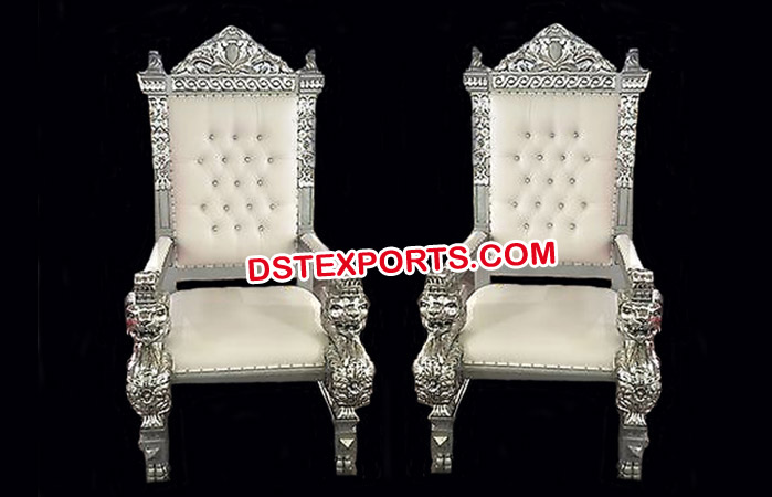 Bride Groom Silver Chairs For Sale