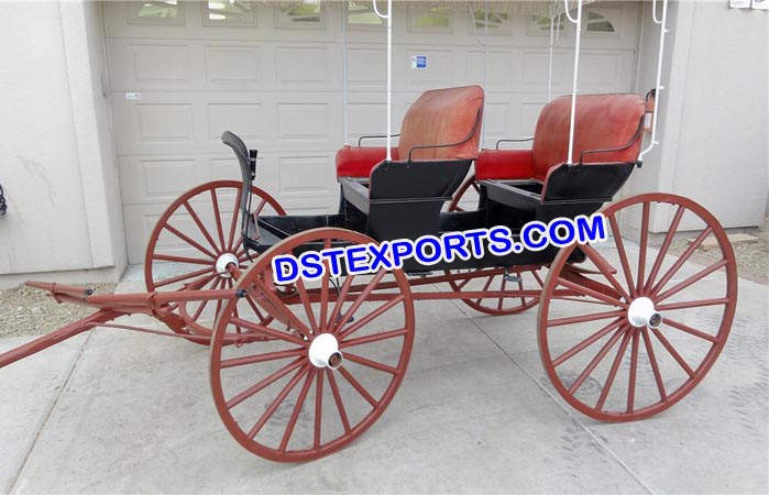 Open Two Seater Horse Carriages for Sale