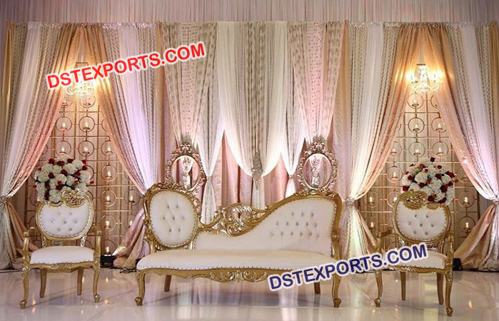 New Design Wedding Stage Sofa Set