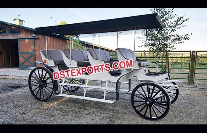 Four Seater Limousine Horse Drawn Buggy