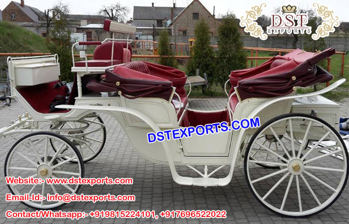 English Victoria Horse Drawn Carriages for Sale