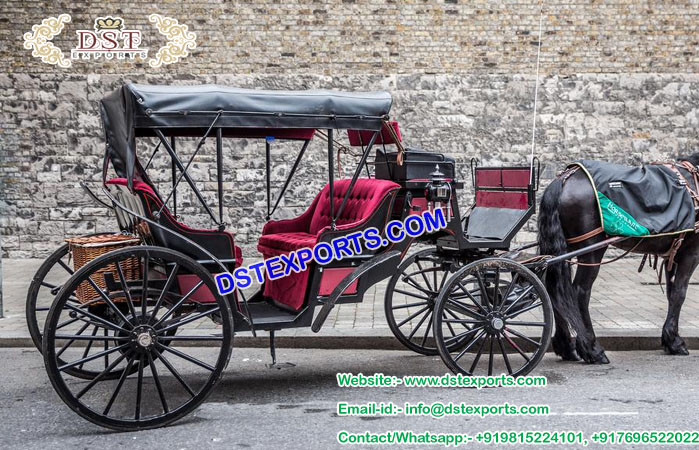 English Wedding Victoria Horse Buggy for Sale