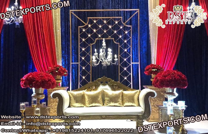 Elegant Candle Wall Back-Stage Decoration