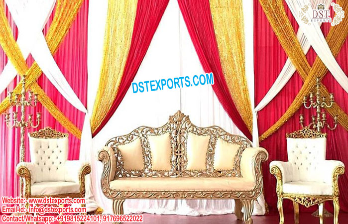 Classy Wedding Maharaja Couch & Chairs