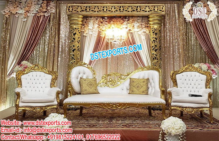 Designer Muslim Wedding Stage Furniture Set