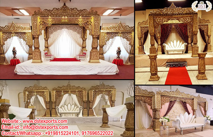 Designer Jodha Akbar Theme Wedding Mandap/Stage
