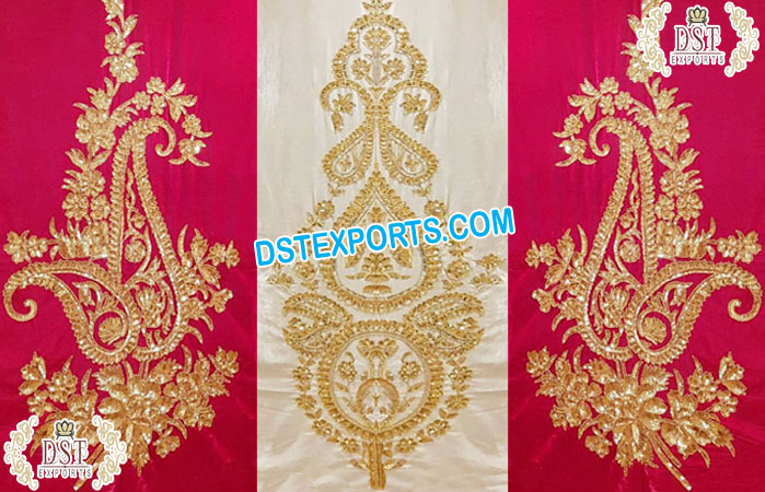 Beautiful Maharani Wedding Backdrop Curtains