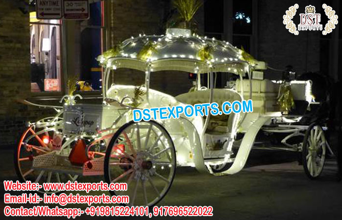 Princess Cinderella Carriage With LED lighted