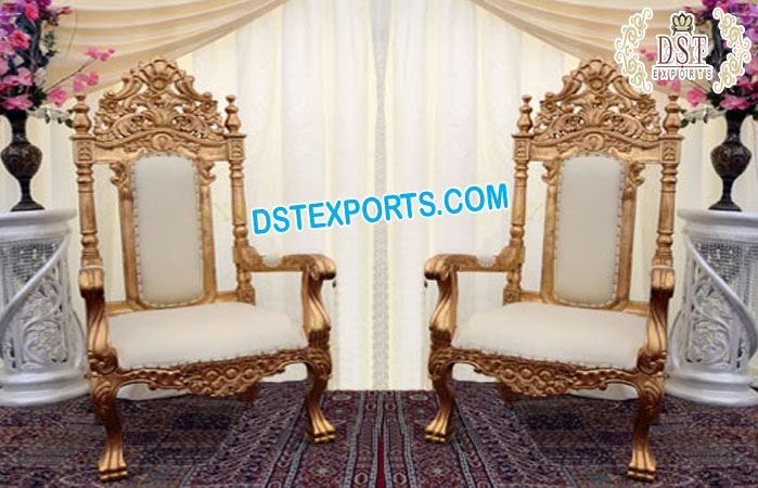 Royal Wedding King Queen Chairs For Sale
