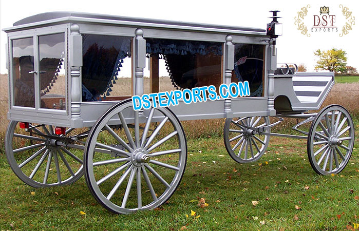 European Glass Covered Funeral Hearse/Carriage