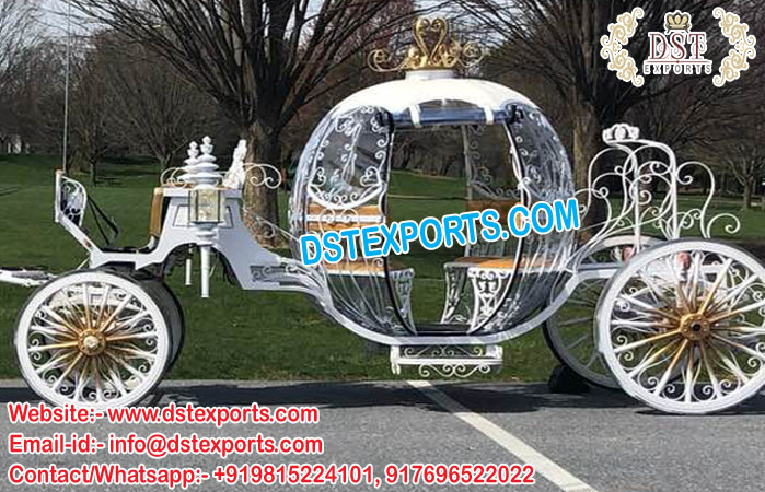 Luxury Princess Wedding Horse Carriage
