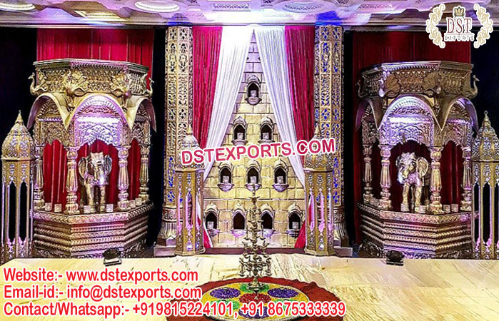 Temple Panels Props For Tamilian Wedding